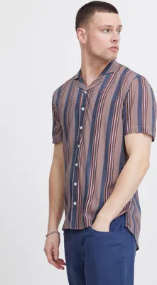 Produktbild von Blend He BHShirt Herren Kurzarmhemd Hemd Herrenhemd Reverskragen 100% Viskose slim fit