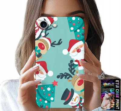 Produktbild von Etui Do Iphone 17E - Mikołaj, Renifer Bałwan Świąteczne Wzory