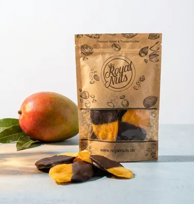 Produktbild von 500g Getrocknete Mango mit Vollmilchschokolade