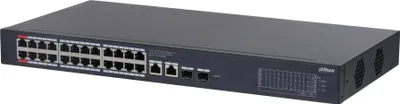 Obrázek produktu pro Dahua Technology CS4228-24GT-375, Řízený, L2, Gigabit Ethernet (10/100/1000), Podpora napájení po Ethernetu (PoE), Instalace do racku