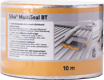Zdjęcie produktu dla SikaMultiSeal BT Butylowa taśma uszczelniająca z folią aluminiową 10m x 10cm