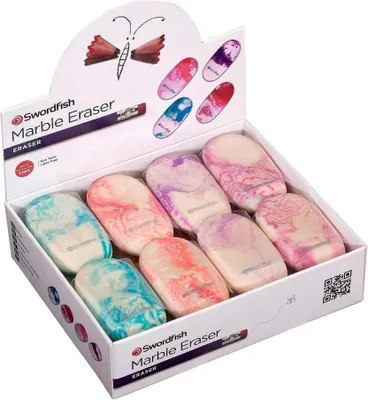 Image de Gomme à effacer en marbre grande (24pcs)