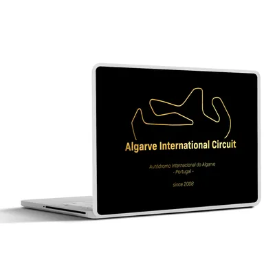 Produktbild von MuchoWow® Laptop Aufkleber Sticker Cover Portugal - F1 - Rennstrecke 25x18 cm - Laptop-Deko