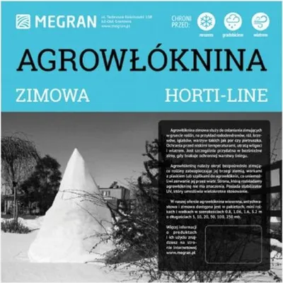 Zdjęcie produktu dla Agrowłóknina zimowa biała do roślin 1,6 x 5 m