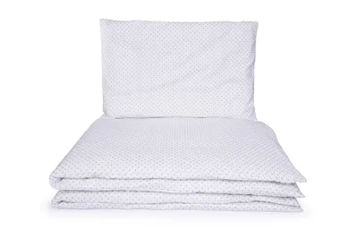 Obrázek produktu pro Povlečení Basic Maceshka Šedý puntík v bílé