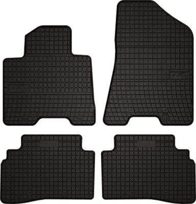 Immagine prodotto di Tappetini auto in gomma adatto per Kia Sportage IV FL (2018-2021, SUV) neri, set 4 pz, con fissaggi