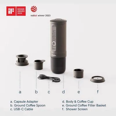 Obrázek produktu pro Přenosná elektrická kávovar na espresso pro cestování