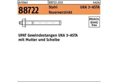 Produktbild von Upat Ankerstange ASTA M10x130 fvz 10 Stk