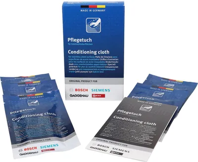 Produktbild von Bosch/Siemens 311134 Edelstahlpflegetuch , 5 x 1 Tuch