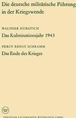 Obrázok produktu pre Die deutsche militärische Führung in der Kriegswende