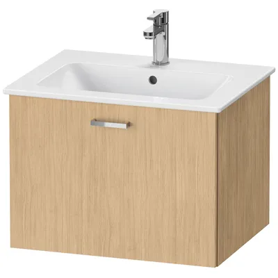 Image de Duravit XBase meuble sous-lavabo mural L:60 cm avec 1 tiroir, XB603003030