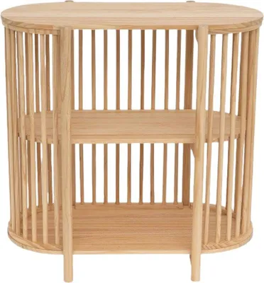 Produktbild von HOMLA SENSUS Bücherregal aus Holz natur 80x45x80 cm