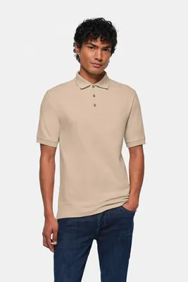 Produktbild von HAKRO Hakro Herren Poloshirt Top #800 Gr. XL sand
