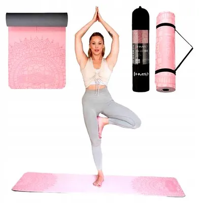 Produktbild von HMS YM10 Yogamatte TPE Rutschfest Komfortabel Leicht