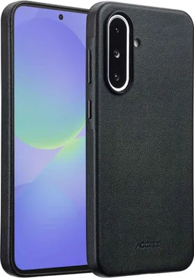 Obrázek produktu pro Accezz MagSafe kožený zadní kryt Samsung Galaxy A36 / A56 – černá onyxová