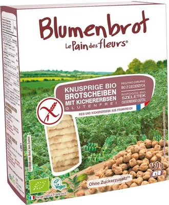 Produktbild von Blumenbrot - Kichererbsen 150g 6er Pack