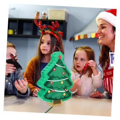 Produktbild von Weihnachtspiñata als Papierpiñata für Weihnachtsbaum-Partydekoration