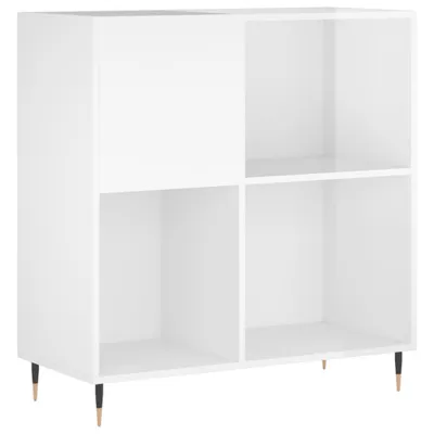 Produktbild von vidaXL Plattenschrank Hochglanz-Weiß 84,5x38x89 cm Holzwerkstoff