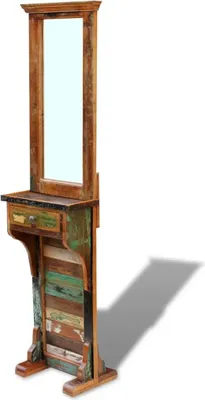 Produktbild von Garderobenspiegel Altholz 47x23x180 cm