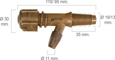 Immagine prodotto di Rubinetto per fusti in plastica n. 0 per 50 litri