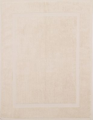 Betz Badvorleger 50x70 cm PREMIUM Badematte Badteppich Duschvorleger 100% Baumwolle 650g/m²  Farbe: sand