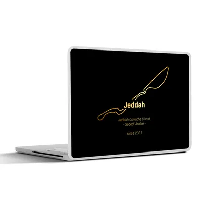 Produktbild von MuchoWow® Laptop Aufkleber Sticker Cover F1- Jeddah - Rundkurs 40x30 cm - Laptop Dekoration - Selbstklebend