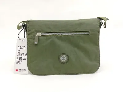 Produktbild von Umhängetasche aus Nylon, 23x8x17cm, verstellbarer Schultergurt, Reißverschlussfächer