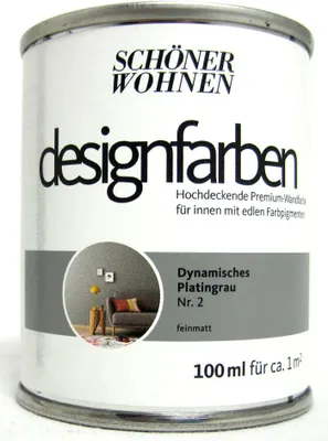 Produktbild von Designfarbe Dynamisches Platingrau Nr.2 100 ml