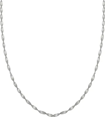 Zdjęcie produktu dla cai Naszyjnik 925/- srebro próby 925 38+5 cm biały bez kamienia 360252594-43