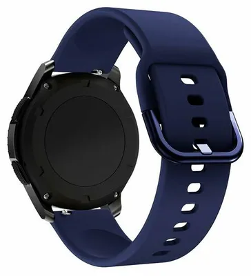 Produktbild von By Qubix Silikon Sportarmband - Dunkelblau - passend für Xiaomi Redmi Watch 5 Active / Redmi Watch 5 Lite
