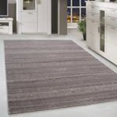 Produktbild von Homebyhome Einfarbig Teppich Modern Meliert Optik Teppich Wohnzimmer, Weich und Pflegeleicht Kurzflor Teppich, Grösse: 120x170 cm