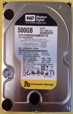 Immagine prodotto di Western Digital WD5002ABYS 500GB SATA2 3,5"