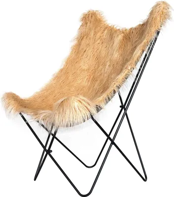 Produktbild von Schmetterling-Stuhl Lynn 100 Braun / Beige