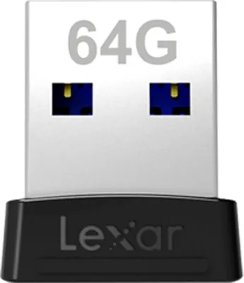 Zdjęcie produktu dla Lexar JumpDrive S47, 64 GB, USB Typu-A, 3.2 Gen 1 (3.1 Gen 1), 250 MB/s, Bez zatyczki, Czarny