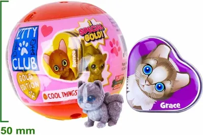 Produktbild von Mini Katzen Figuren in Kapsel Überraschungsmotiv