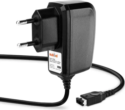 Image de subtel, 5V Chargeur compatible avec Nintendo DS, Game Boy Advance SP Alimentation System Connector Câble d’alimentation 2A Longueur 1.10m Adaptateur secteur AC
