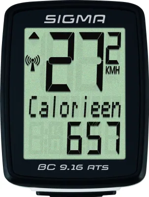 Produktbild von Sigma Fahrradcomputer BC 9.16 ATS Schwarz 9162