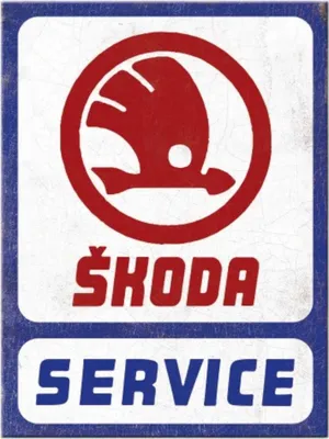 Image de Nostalgic-Art - Aimant 6 x 8 cm - Skoda - Service