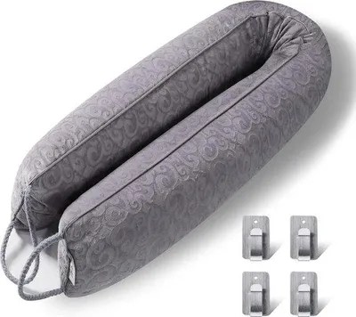 Zdjęcie produktu dla Uszczelka do drzwi Famanu, 87 cm - możliwość prania, energooszczędna, z 4 samoprzylepnymi haczykami