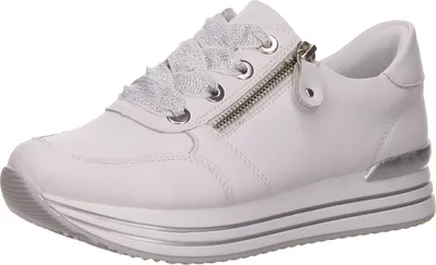Produktbild von Remonte Sporthalbschuhe Formsohle modisch in weiss/weiss kombi, Gr. 36