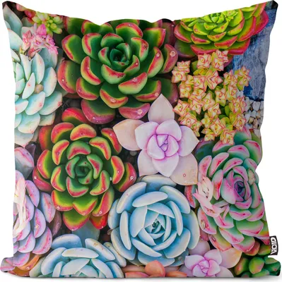 Produktbild von VOID Sukkulenten Pflanzen Garten Kissenbezug Kissenhülle Polyester wasserfest Outdoor Indoor