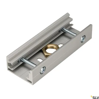 Zdjęcie produktu dla Eutrac 145604 High voltage mounting rail Butt connector Voegverbinding Silver