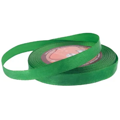 Image de Ruban de satin 12 mm/32 m - vert foncé