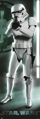 Produktbild von Star Wars - Türposter - Trooper + 1 Packung tesa Powerstrips® - Inhalt 20 Stück
