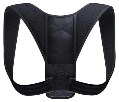 Produktbild von Haltungskorrektur-Gurt, atmungsaktives Material, Unisex-Design, schwarz XL