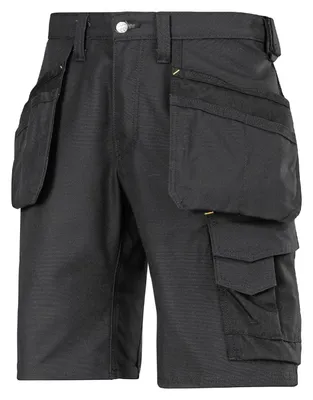 Produktbild von Snickers 3014 Canvas+™ Shorts 0404 schwarz-schwarz 46