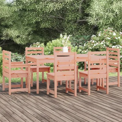 Immagine prodotto di Maison Exclusive - Set da pranzo da giardino in 7 pezzi in legno massello di douglasia