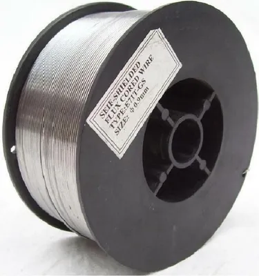 Produktbild von 1 kg Fülldraht E71T GS 0,9 mm Spule 100mm 1kg Schweißdraht no gas Schweißgerät
