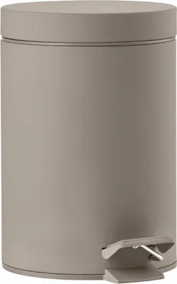 Immagine prodotto di Zone Denmark Pedaleimer Solo Taupe, Abfalleimer, 18/8 Stahl, Braun, 3 L, 34779