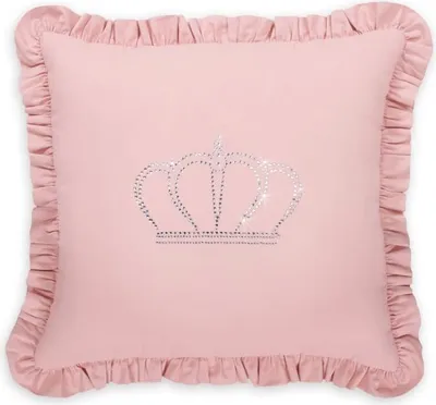 Image de Dekokissen - Coussin décoratif - soutien confortable, rose pastel, coton, 40x40 cm